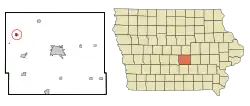 Location of Mingo, Iowa