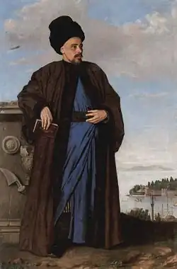 1738 portrait of Pococke by Jean-Étienne Liotard