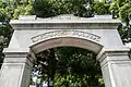 Entry gate to Jenks Park