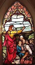 Jesus Teaching and Healing. Matt. 14:14