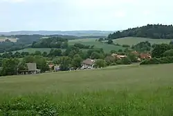 View from the east