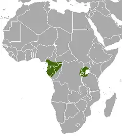 Map of range