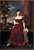 Mary Lodge, Bride of Baron Charles-Louis de Keverberg de Kessel, 1818 (forms a pair with the portrait of the baron)