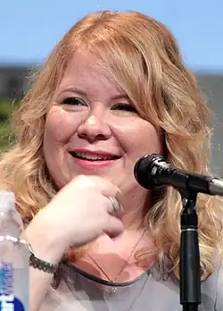 Plec at the 2015 San Diego Comic-Con