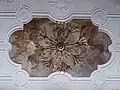Ceiling mural in the Lotz Salon