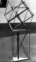 Kārlis Johansons 1920 Construction from his Spatial Cross series