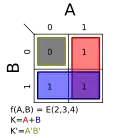 Σm(2,3,4); K = A + B