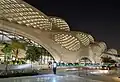 KAFD metro station at night