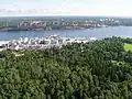 View north towards Loudden and Lidingö.