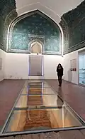 The iwan branching off the main hall