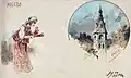 Moscow, postcard
