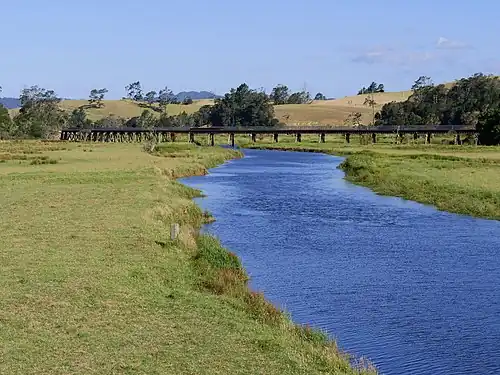 Long Bridge from State Highway 11 in 2017