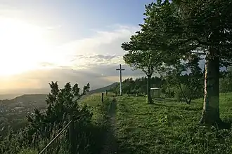 The way to the White Cross on the Kehlen (1,001.3&nbsp;m)
