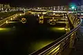 View of Kent Park at night