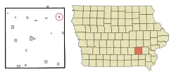 Location of Kinross, Iowa