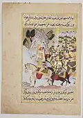 ‘Ubayd ibn Harith and Hamza ibn ‘Abd al-Muttalib lead troops against Abu Jahl