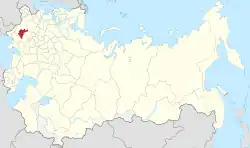 Location in the Russian Empire before World War I