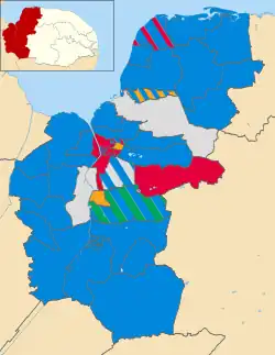 2011 results map