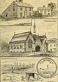 Adams Academy in the center