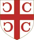 Coat of Arms per The Lord Marshal's Roll (1295) of Thessalonica