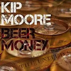 The cover consists of overlaying images of American dollar bills and the tops of beer cans.
