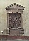 Gravestone Reinhard Schenck zu Schweinsberg at Kloster Haina
