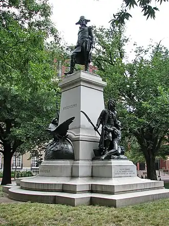 Statue of Tadeusz Kościuszko in 2008