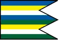 Flag of Kravany nad Dunajom