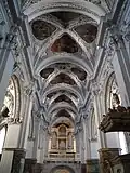 Choir loft and ceiling