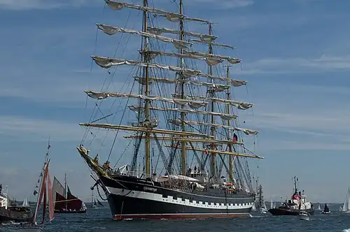The Russian ship Krusenstern