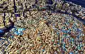 Beni Isguen ksar from the sky.