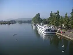 Moselle tourist boats at Remich