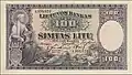 Lithuania 100 litas 1928