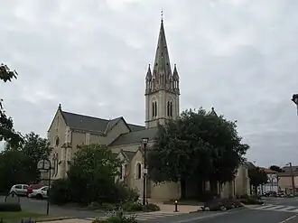 The church in La Ferrière
