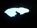 The Chevalier cave from the inside.