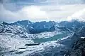 View of Lago Bianco from the Diavolezza cable car