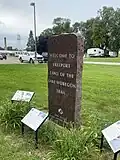 Lake Wobegone Trail Marker