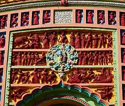 Terracotta relief