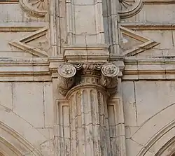 Ionic capital.