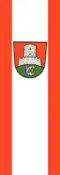 Flag of Dieburg (1961-1976; variant)