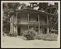 The north building behind the big house at Lansdowne in 1938 - originally the kitchen; wash room; and quarters for the cook, butler and children's nurse