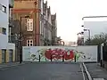 Barricade in Lant Street