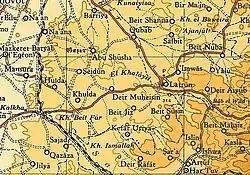 Bayt Susin 1945 1:250,000