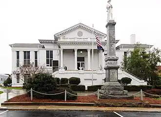 Laurens County Courthouse and Confederate Monument