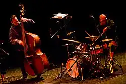 Leon Parker and Sean Smith (left) in the trio of Jacky Terrasson 2007