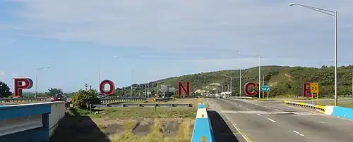 Heading west in Ponce
