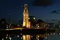 The lighthouse at night
