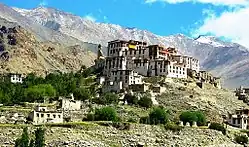 View of Likir monastery