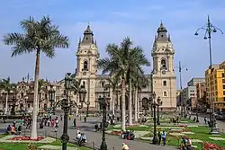 The Cathedral seen from the city's main square