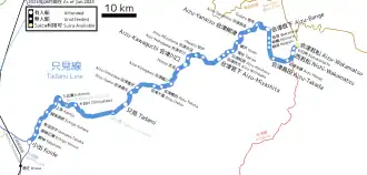 Koide Station is located in JR Tadami Line